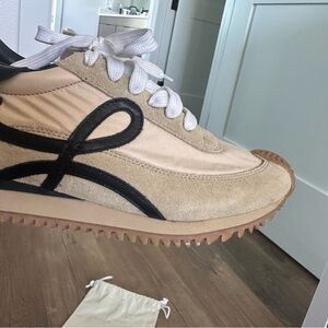 Loewe Flow Runner mixed leather sneaker Neiman Marcus 38EU 8 women’s